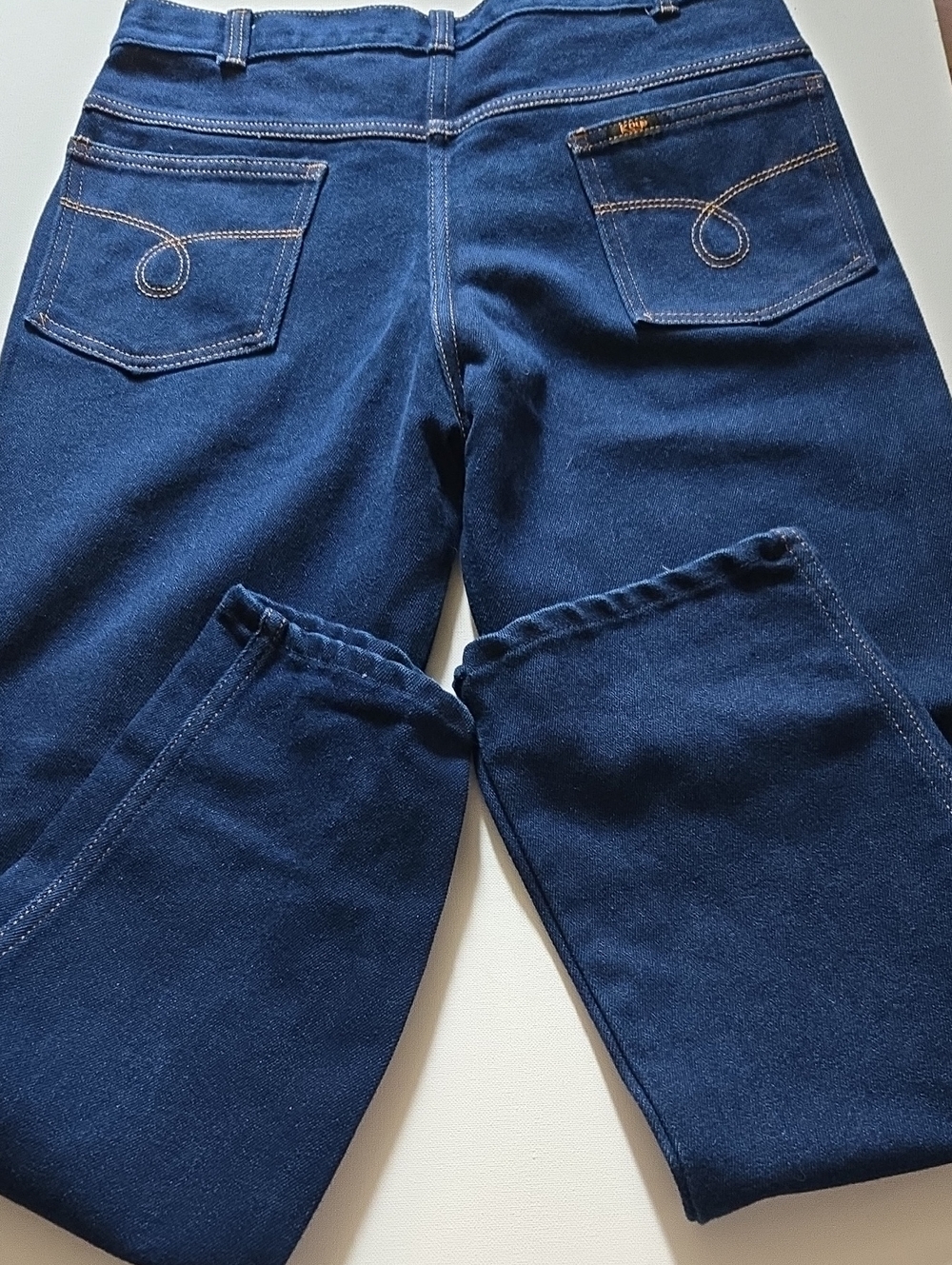 Keyes Men's Dark Blue Jeans 34x30- Classic Casual Fit